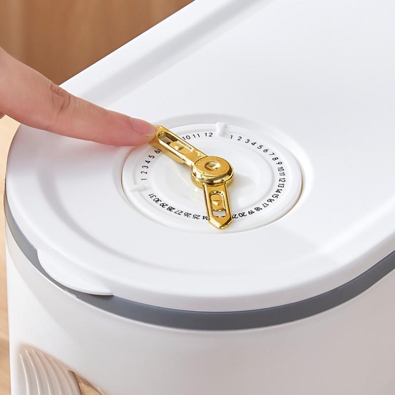 Ведро для риса на кухне 10/15 кг, дозатор риса, защищенный от насекомых и влаги контейнер для хранения бобовых зерен с мерным цилиндром