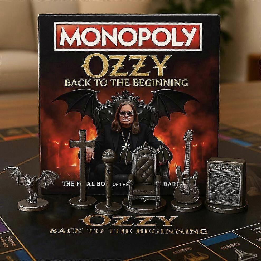 (F) The King of Rock Roll 90th Anniversary Monopoly Board Game Collector's Edition with 8 Theme Designs