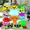1pc Blanket Sprunki7 Print Design, Lightweight Blanket for Sofa, Bed- Soft &Warm, Gift for All Seasons like Christmas, Halloween