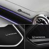 CKU5 Car Audio Decorate 3D Aluminum Badge Emblem Sticker for Honda Civic Accord City Fit Mugen Vezel CR-V Pilot HR-V Envix Odyssey
