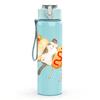 1PC Grilled Sausage Food Pattern 750ml Color Plastic Sports Water Bottle Leakproof Flip Straw Lid Suitable for Sports Office Home Use