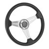 350mm14in Racing Car Drifting Steering Wheel Replacement Universal Modified AccessorySilver