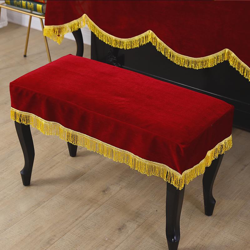 Бархатный чехол для табурета с кисточками, полупылезащитные чехлы, защитный чехол