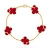Trendy New Four-leaf Clover Bracelet Handwear Fashion Women's Five-flower Bracelet