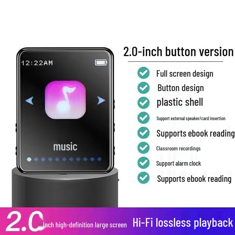 Сенсорный MP4/MP5 плеер: Студенческое издание с Bluetooth для чтения и музыки.