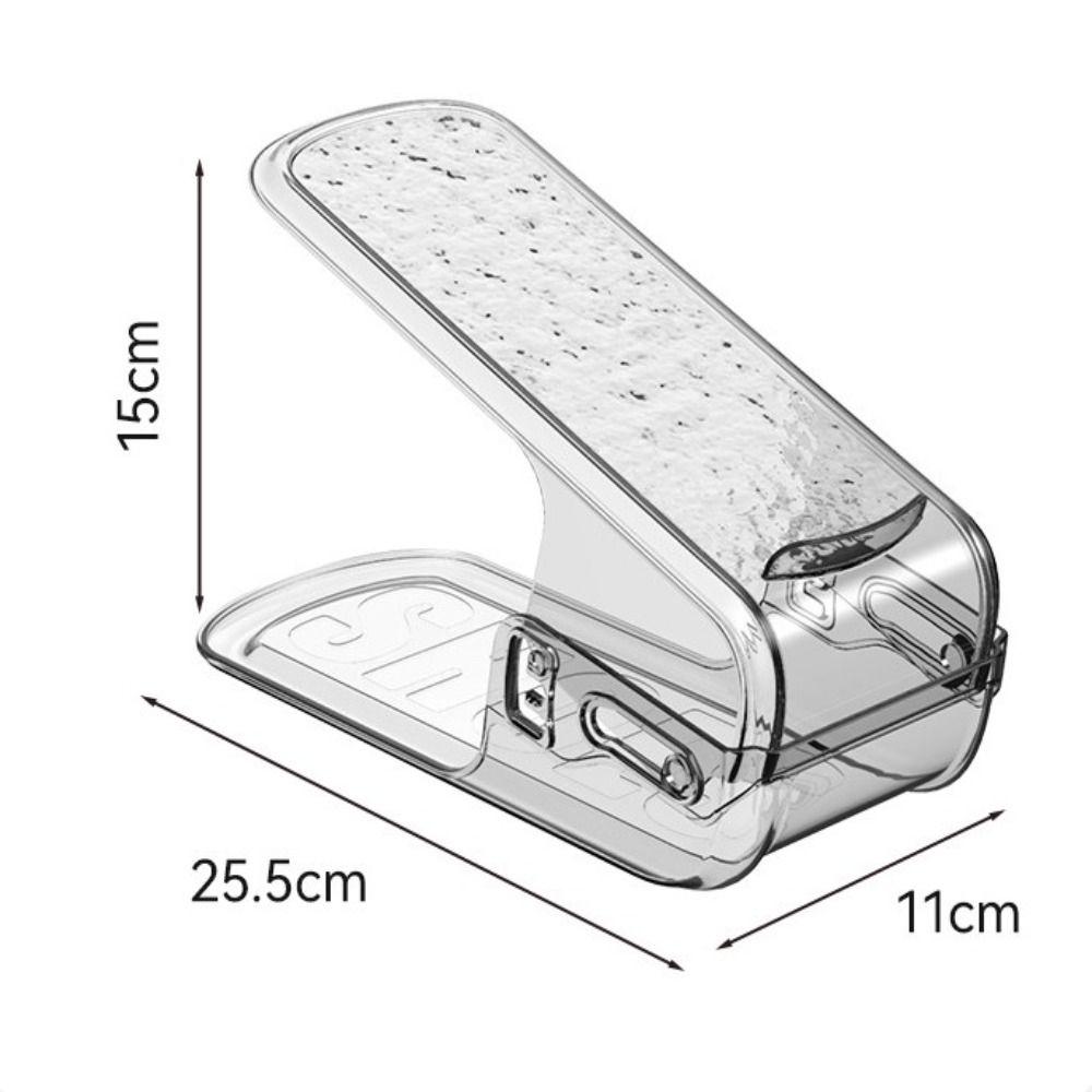 New Double Layer Shoe Rack Solid Color Space Saving Shoes Stand Durable Adjustable Shoe Organizer Cabinet