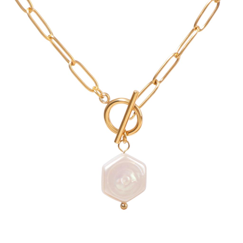 Новое универсальное ожерелье из нерегулярного барочного жемчуга, легкая роскошь, элегантный темперамент, подвеска из натурального жемчуга для женщин