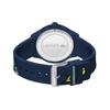 Lacoste Часы серии Neocroc Кварцевый механизм Силиконовый ремешок 42 мм Синий циферблат Мужские часы 2011231
