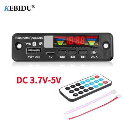 Автомобильный динамик Bluetooth Tws, плата декодера MP3 WMA, музыкальный плеер, модуль AUX, автомобильный FM-передатчик, аудиоусилитель, 5 В-12 В постоянного тока, поддержка USB TF SD LINE IN