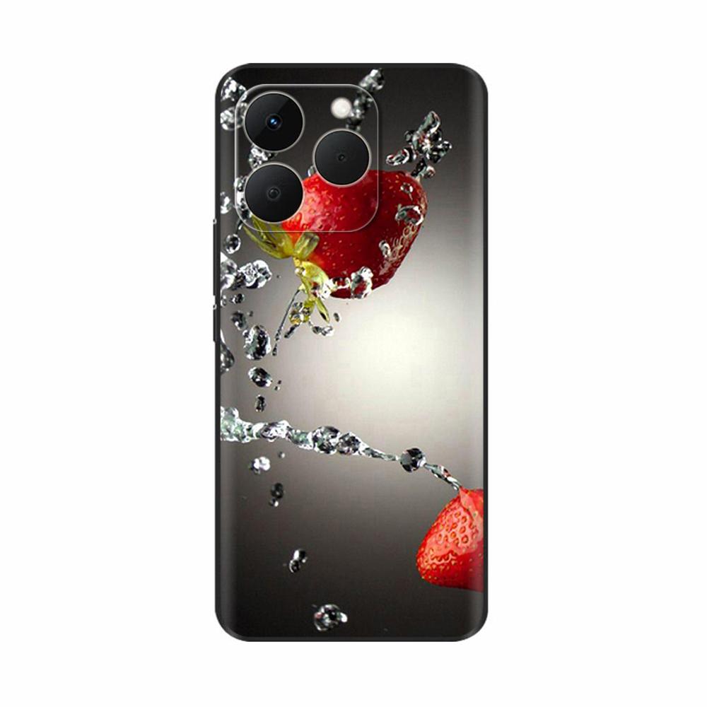 Для Realme 15T 5G Чехол Мягкий Силиконовый Бампер Мультяшный Цветок Череп Рисунок Задняя Крышка Для Oppo Realme 15T 15 T Чехлы Для Телефона Funda