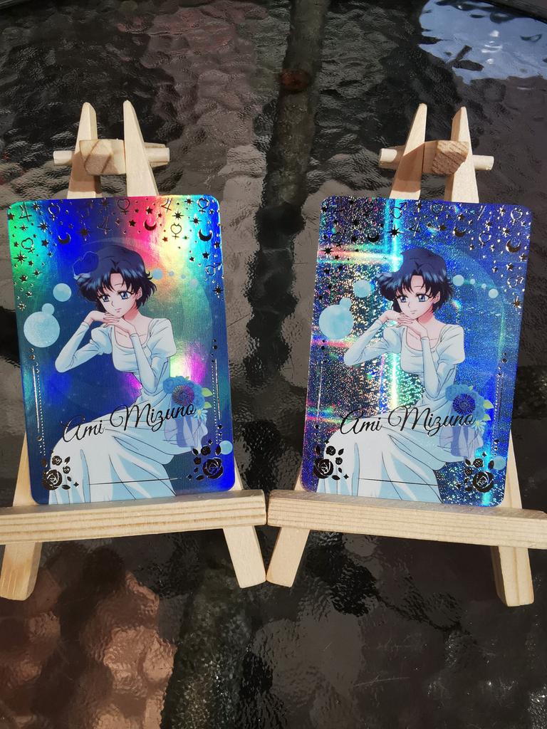 Diy 10pcs/set Sailor Moon Crystal Season Gilding Self Control Collect Signature Trading Flash Card Anime Cartoon Christmas Gift