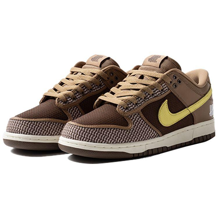 Непобедимый x Nike Dunk Low SP Canteen Унисекс Кроссовки Коричневый Лимонный-Иней DH3061-200