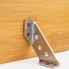 5/10PCS Universal Furniture Corner Connector Stainless Steel Small Universal Corner Code Fastener Triangular Support Furniture