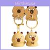 Adorable Cartoon Capybara Couple Keychain Cute Pvc Bag Pendant Ideal Gift For Couples