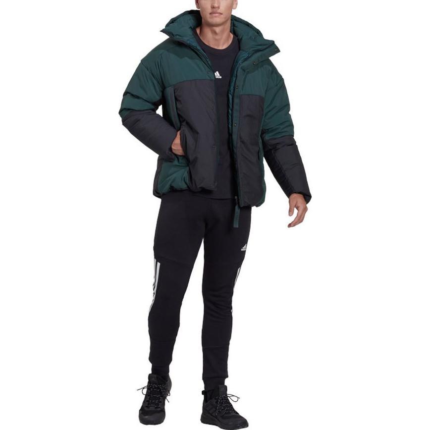 adidas Мужская куртка Terrex Myshelter Cold.Rdy Double Down Jacket 'Зеленый Черный' HG6031