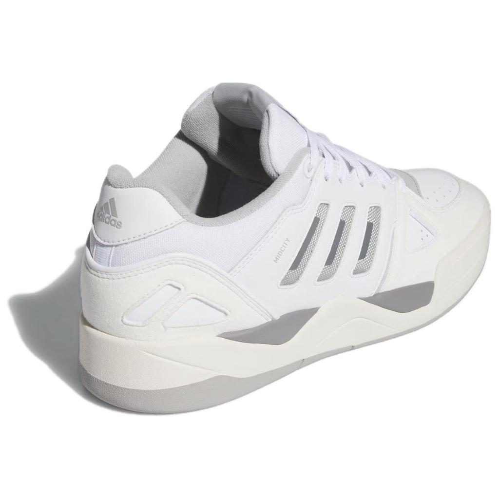 adidas Midcity Low Ретро Удобные Низкие Кроссовки для Баскетбола Мужские Кроссовки Белые IF7187