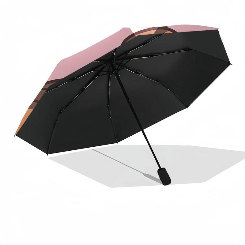 1pc Dachshund Heart Love Pet Umbrella with Plastic Handle,Suitable for All Seasons Home Travel Outdoor UmbrellaDD324