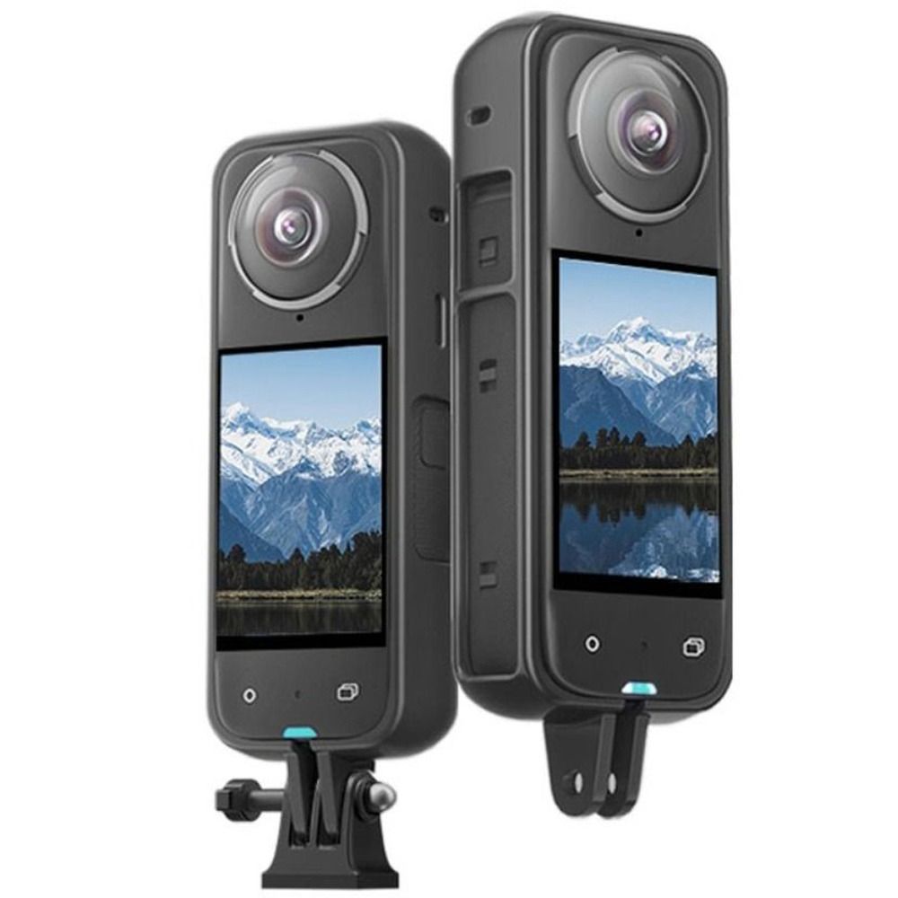 Open Side Design Sports Camera Frame PC Material Cover for Insta360 X4 X5 Travel Vlogging