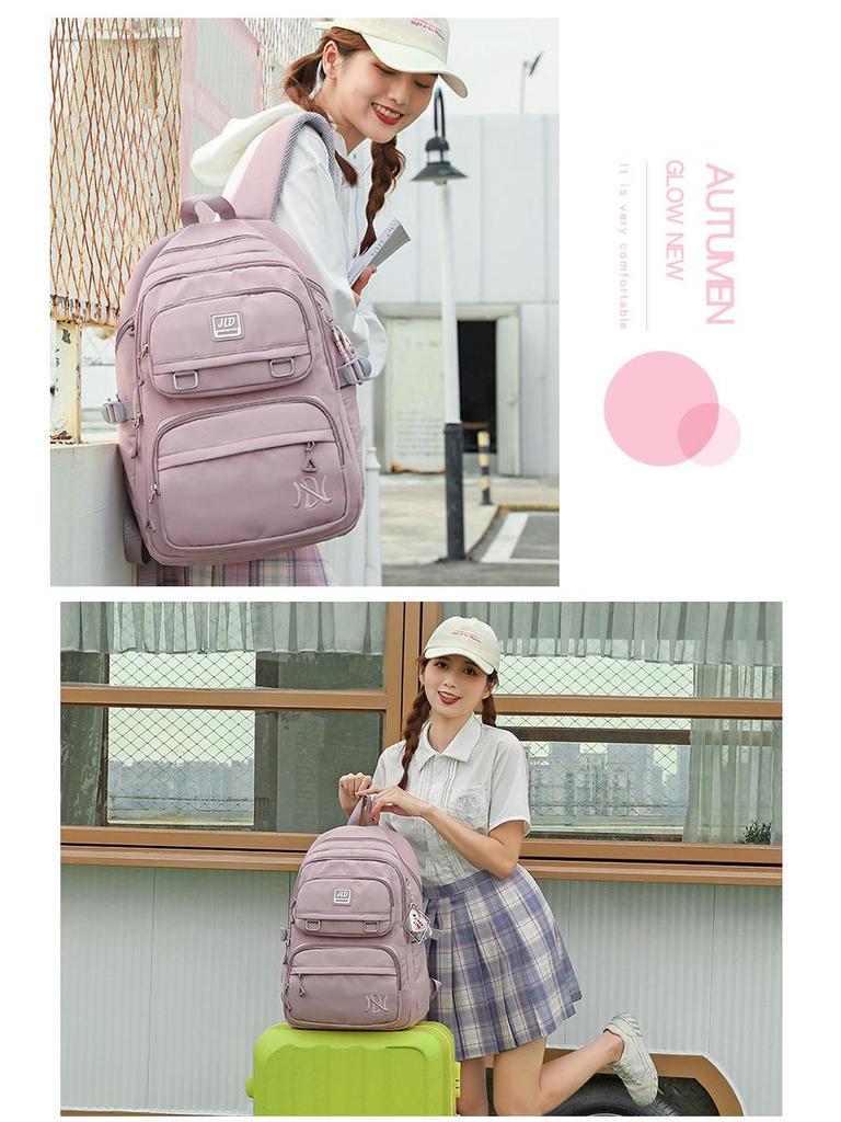 Korean Style Large Capacity Backpack for Middle School Girls