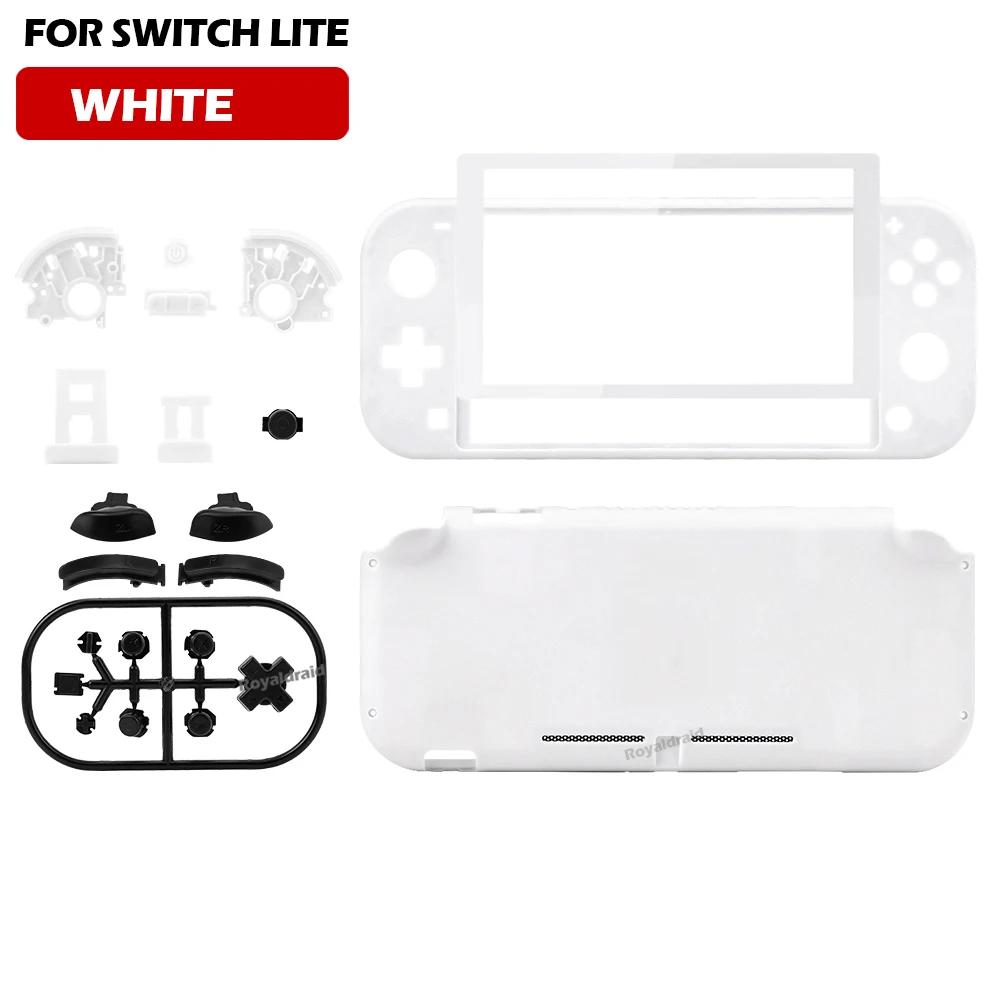 Для NS Switch Lite сменный корпус, набор для самостоятельной настройки с передней и задней крышками, кнопками, закаленным стеклом, инструментами для ремонта