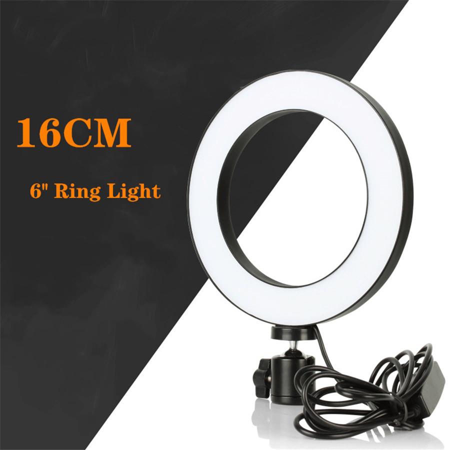 LED ring for internal illumination, adjustable in brightness, 3 models, adjustable for live broadcast and selfies