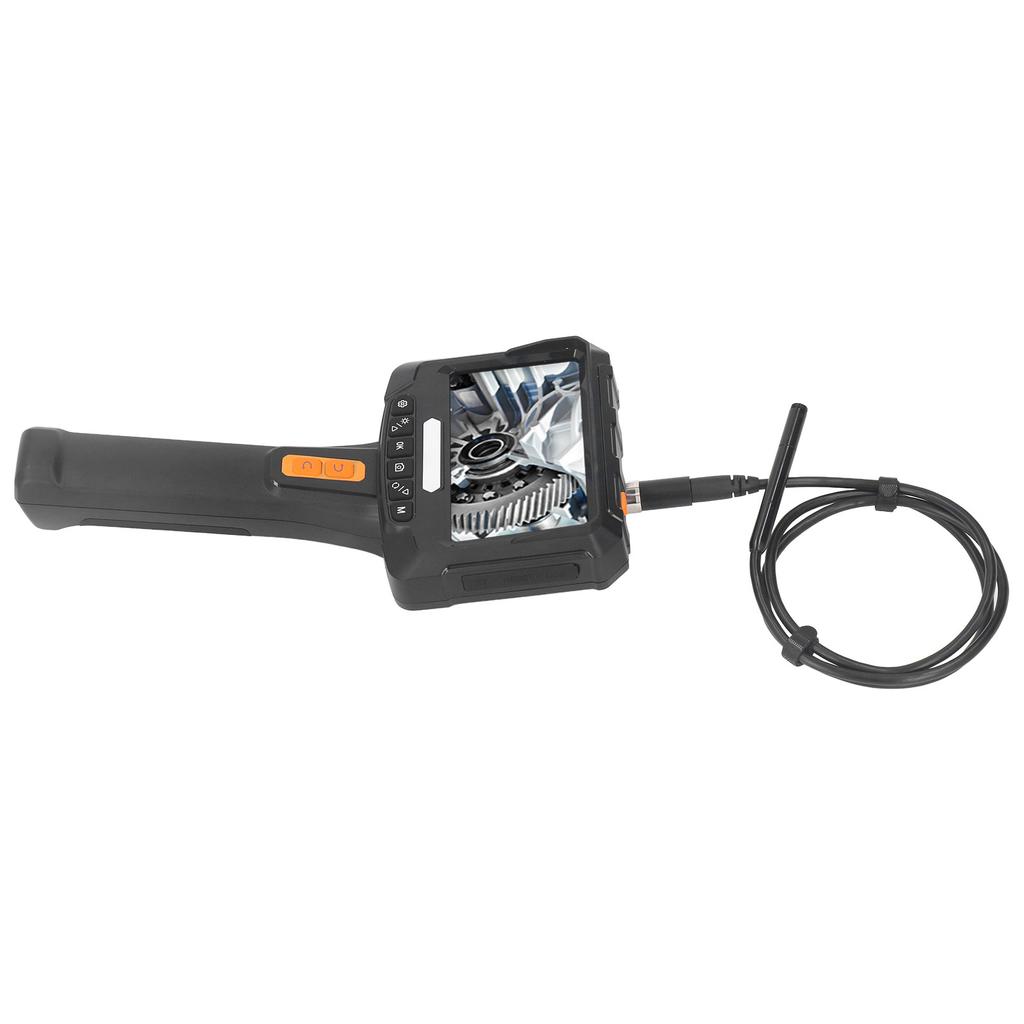 Шарнирный бороскоп, 2 МП HD, портативный, вращающийся на 360 градусов, 2 объектива, 5-дюймовый экран Industrial Inspecti