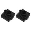 2Pcs Outboard Water Pump Housing Install Easily Lightweight Portable Anti Rust Impeller Housing for 15 Horsepower Boat