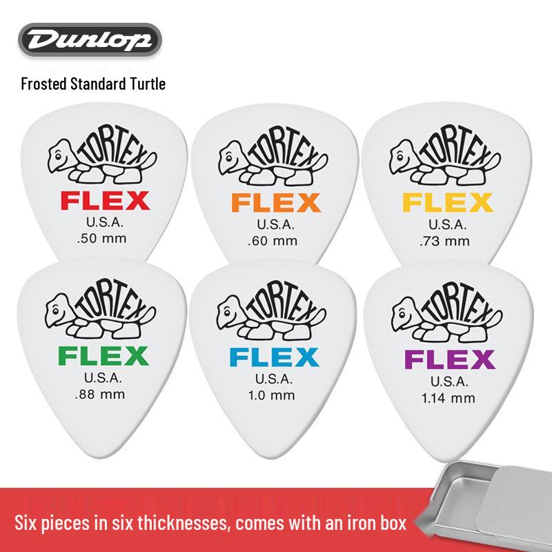 Dunlop Electric Guitar Picks - Matte Anti-slip for Speed Picking & Turtle Strumming.