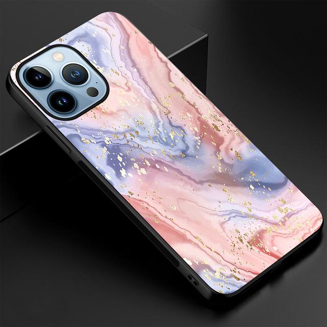 Модный чехол для телефона Art Marble для Iphone 14 13 11 12 Pro Max Mini Xs Xr X 7 8 6s Plus Se 2022, чехол из закаленного стекла, бампер Fundas
