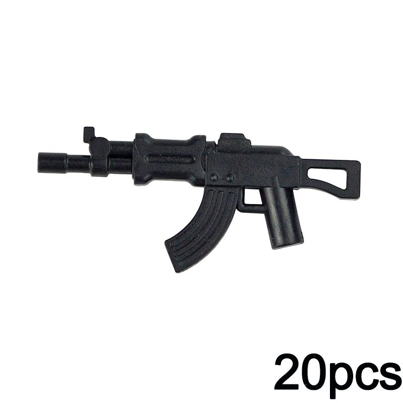 MOC Военное Мини-Оружие WW2 Модельная Серия Оружие SWAT Армия Оптовые Аксессуары для Оружия Строительные Блоки Детские Игрушки Подарки Военные Кирпичики