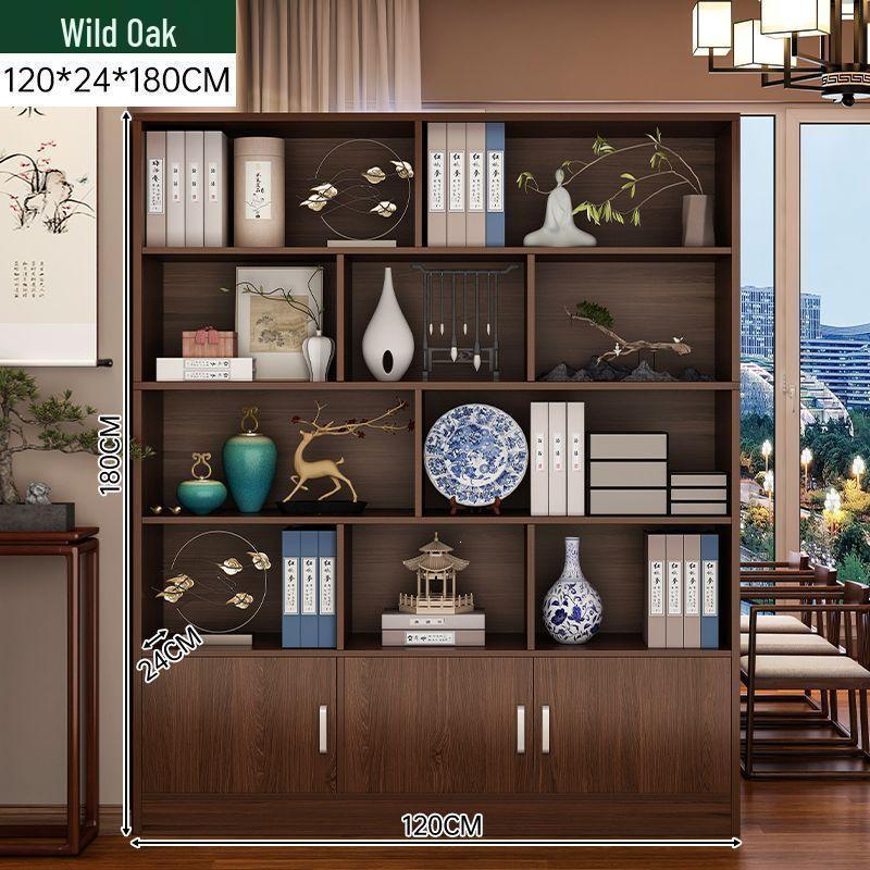 Compact Display Cabinet: Curio, Bar Counter, Wine Rack, Bookshelf for Home