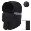 Winter Warm Cold Thickening Velvet Trapper Hat Men Women Outdoor Nose Ear Protection Cotton Bomber Hat Plush Windproof Mask
