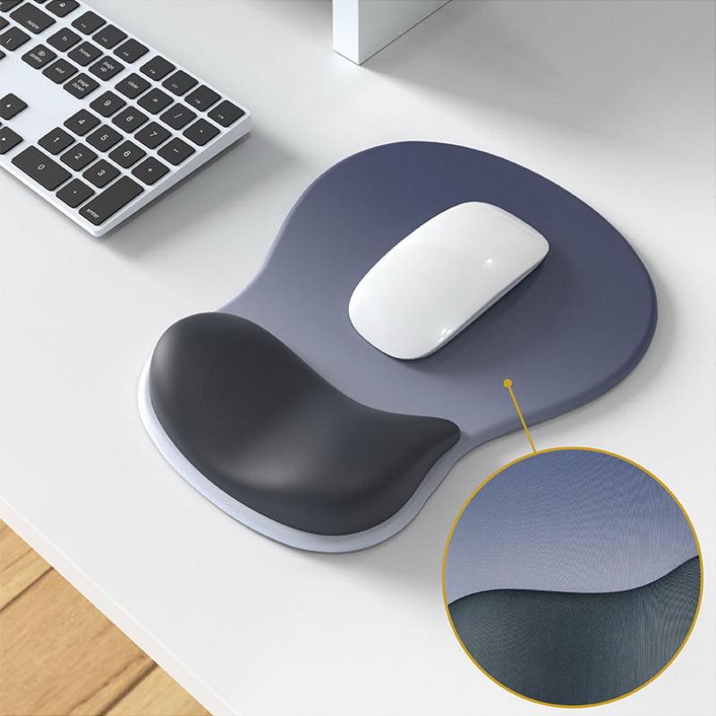 Gradient Ergonomics Mouse Pad Comfortable Wrist Support Non Slip Mice Mat Soft Mousepad Wrist Rest Computer Silicone Mouse Pad