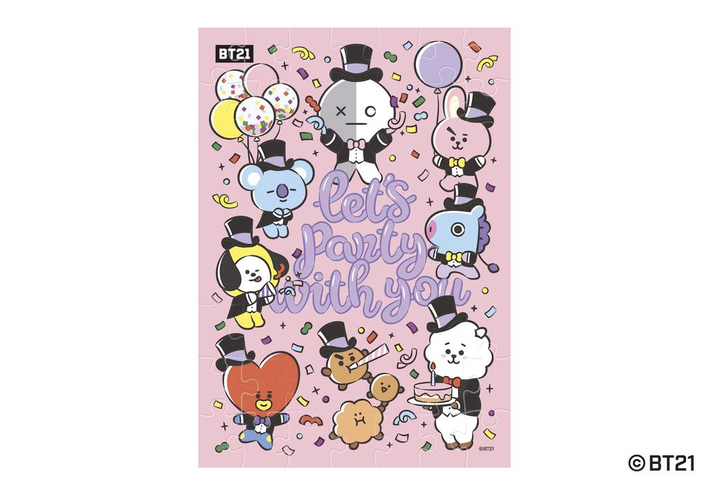 BT21 Puzzle Gum 2 8 штук Конфета и жевательная резинка (BT21)