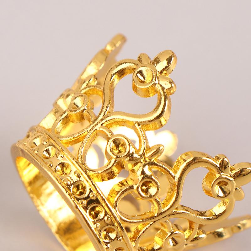 1/12 кукольный домик Мини принцесса Корона кукольный домик Моделирование Стразы Короны Маленькая тиара Кукольный дом Украшения Аксессуары