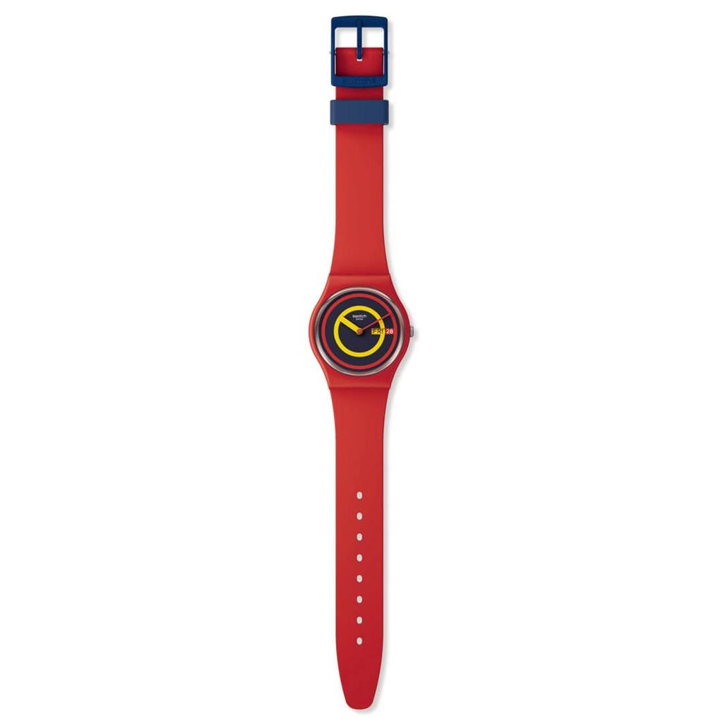 [Swatch] Часы SWATCH CONCENTRIC RED ЯНВАРСКАЯ КОЛЛЕКЦИЯ SO28R702 Красный