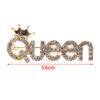 Броши «Королева» для женщин, Корона, буквы, вечерние офисные броши, булавки, подарки