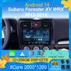Автомагнитола Android 14 Стерео Для Subaru Forester XV WRX 2012- 2015 Для Impreza Мультимедийный Видеоплеер Навигация GPS Головное Устройство