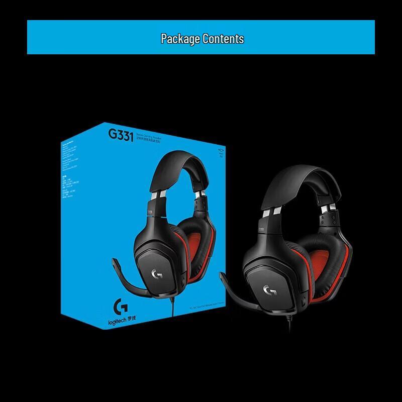 Проводная игровая гарнитура Logitech G331 с подставкой