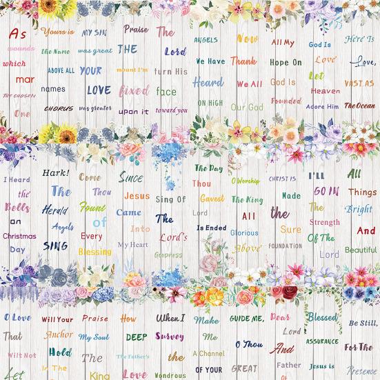 30 листов закладок со стихами из христианской Библии, бумага премиум-класса, вдохновляющий дизайн закладки с живописным фоном, вдохновляющие инструменты для чтения