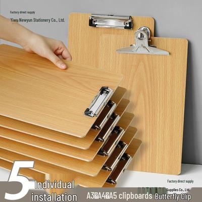 Набор из 5 планшетов: A4 с держателем для ручки, блокнот A5, папка 16K, деревянная доска A3, картонный держатель для меню.