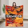 Кукурузные чипсы Doritos Воздушные закуски Пледы для путешествий Самолет Фланелевый плед для улицы Теплый дизайн Качественное покрывало Подарок