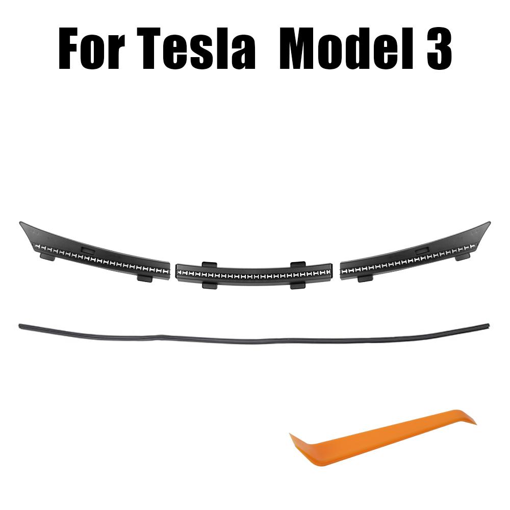 Уплотнительные ленты на капоте автомобиля, водонепроницаемая крышка капота для воздухозаборника, защита переднего шасси, автоаксессуары для модели Tesla 3 Y