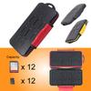 Memory Card Case Portable Large Capacity Waterproof Anti-Shock Camera Memory Card Holder Organizer Carrying Storage Box