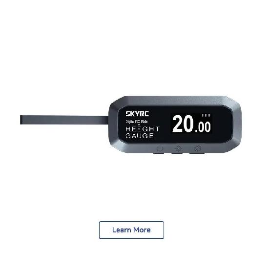 SkyRC DigitalRC Ride Height Gauge 2-38mm Measuring Unit Switching 180° Display Rotation for 1/24 1/14 1/12 1/10 1/8 RC Car Parts
