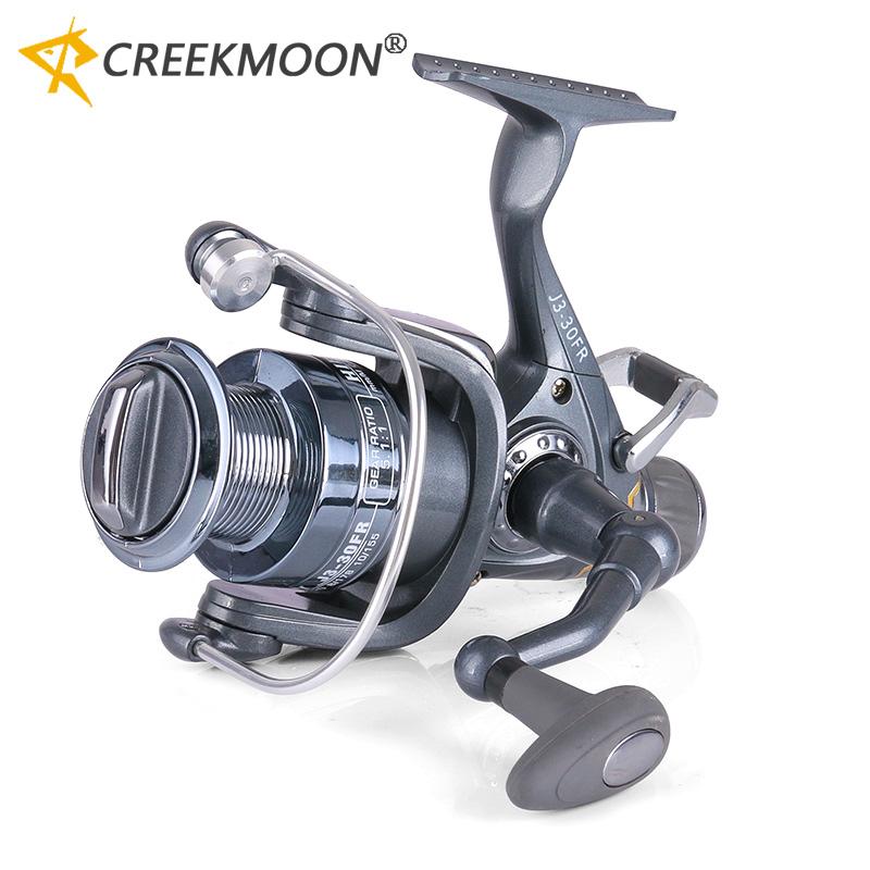 Сильная карповая передняя задняя спиннинговая катушка с двойным тормозом, макс. 8 кг, фрикцион 5,5:1 Передаточное отношение Плавные инструменты для морской рыбалки в соленой воде