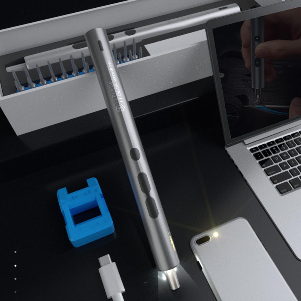 Набор мини-электрических отверток 28 в 1 USB перезаряжаемый беспроводной набор инструментов для ремонта телефона IOS