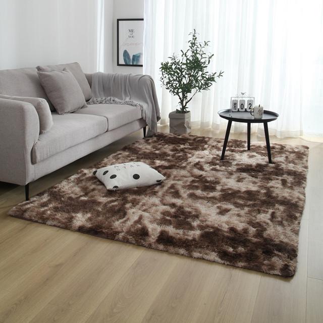 For Bedroom Living Room Home Carpet Nordic Fluffy Plush Children 'S Room Decor Non Slip Mats Lounge Porch Table Coffee Large Rugs