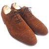 Безупречные кожаные туфли John Lobb SAUNTON Thornton Brown Замша мужские 8 Б/у