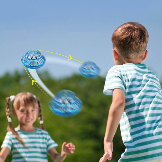 Игрушка-шар с красочным светом, вращающаяся на 360 градусов сфера, дистанционное управление, спиннер-бумеранг в помещении